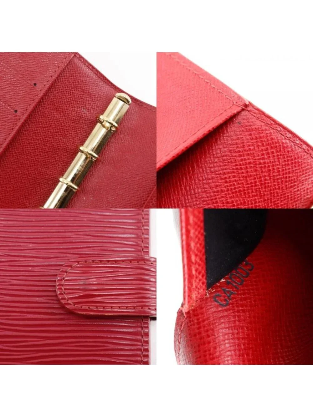 Louis Vuitton Agenda PM Epi Leather Castilian Red Notebook Cover